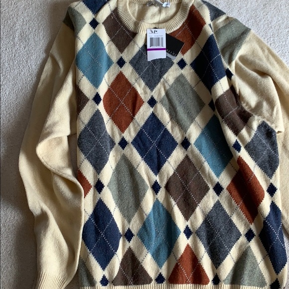 Geoffrey Beene Lambswool Sweater - Picture 1 of 2